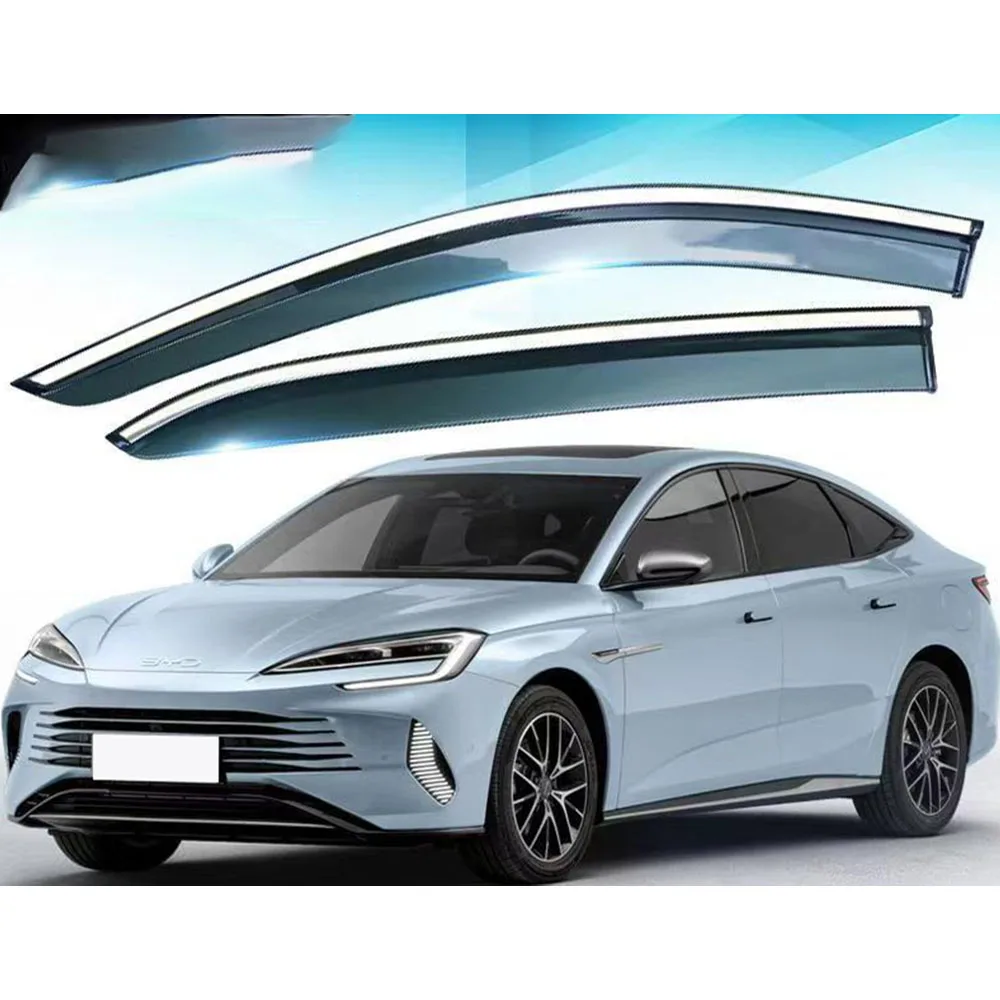 

Car Window Visor Waterproof Protect Sunny Rainy Shelter Auto External Accessory For BYD SEAL