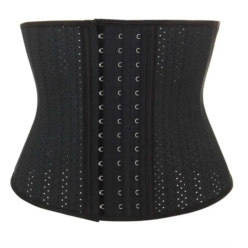 

Short Torso Corset Women Underbust Latex Sport Girdle 25 Steel Bones Slimming Corset Workout Body Shaper Waist Trainer