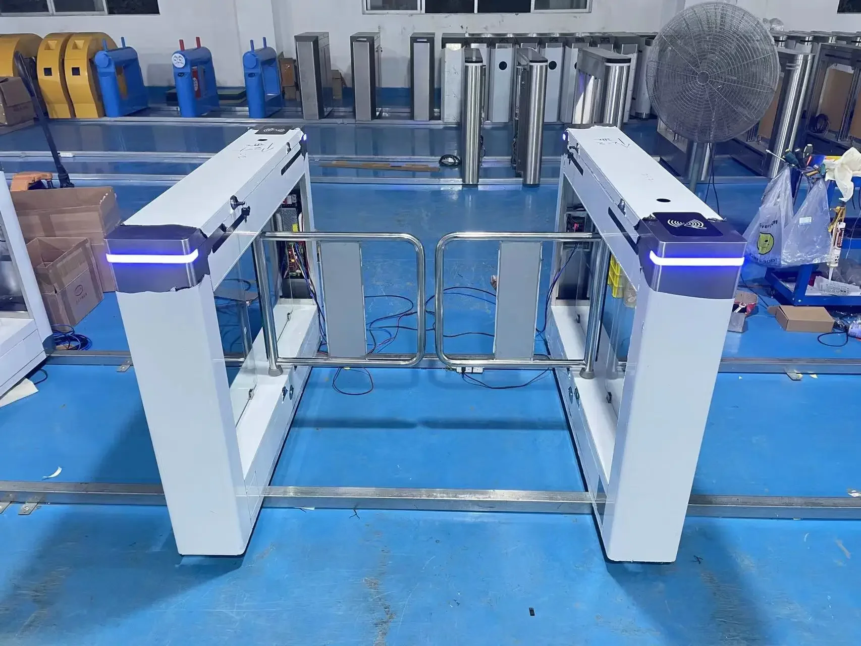 Swing Berrier, турникет, доступ к воротам, Conteol с QR-кодом, RFID-распознавание лиц для школы спортзала