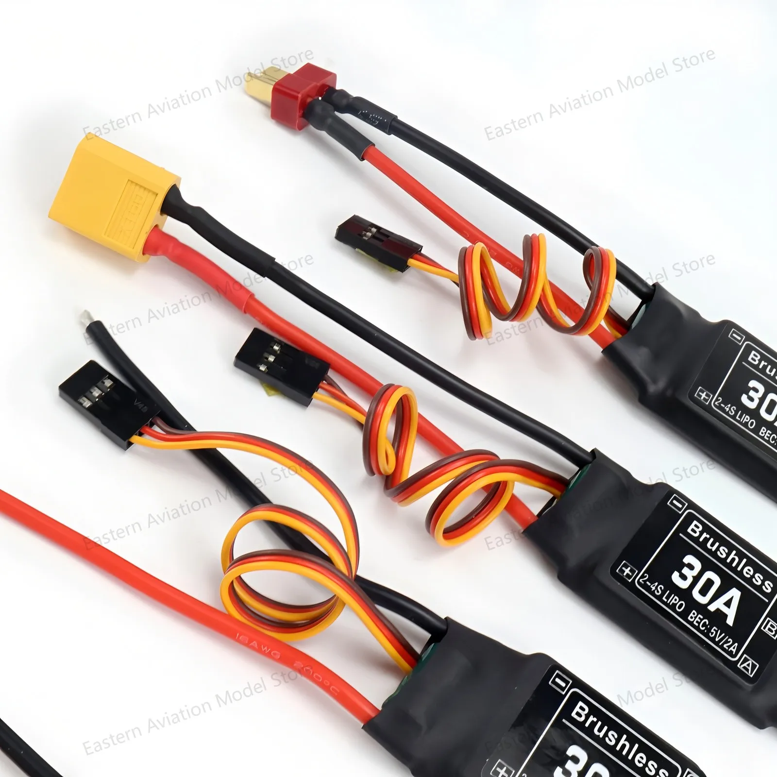 Controlador de velocidade esc sem escova 40a 2-4s com 5v 3a ubec rc fpv quadcopter aviões rc helicóptero f450 f550 s500 30a motor xt60
