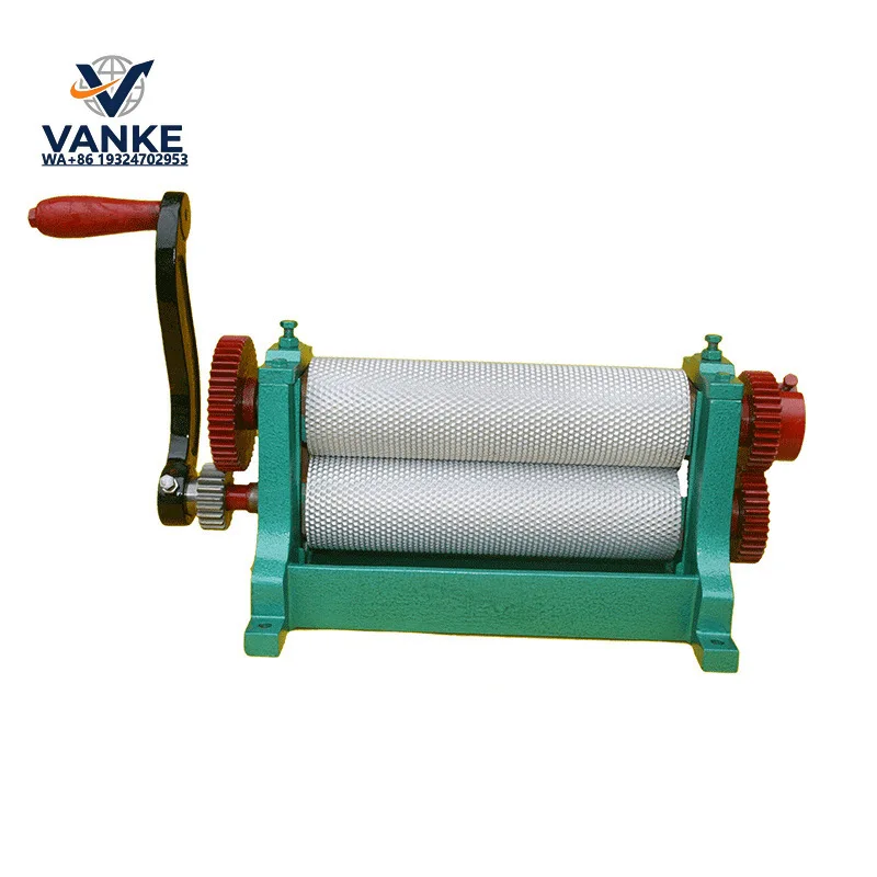 Professional 450mm Beeswax Foundation Embossing Machine Customized Cell Size Beekeeping Foundation Printing Machine