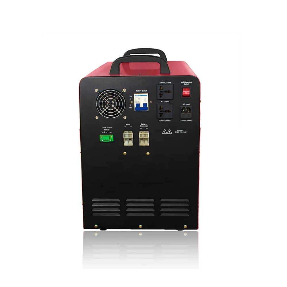 مولد طاقة شمسية خارجي 1 كيلو وات محطة طاقة محمولة الكل في واحد مع نظام لوحة طاقة شمسية 400 وات تيار مستمر 5.0 USB تيار متردد 220 فولت 110 فولت 2 ضوء #3