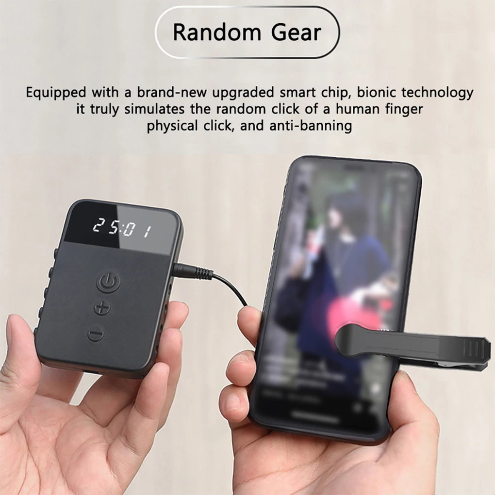 

SmartPhone Screen Auto Clicker Continuous Automatic Click Device Physical Touch Screen for Live Streaming APP For iPhone