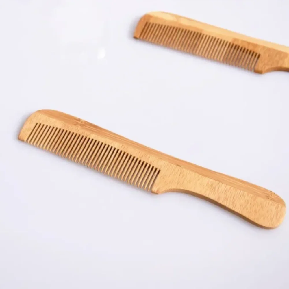 Natural Bamboo Wooden Comb Hair Care Head Massage Massage Hair Combs Anti-static Portable Anti-static Hair Brushes