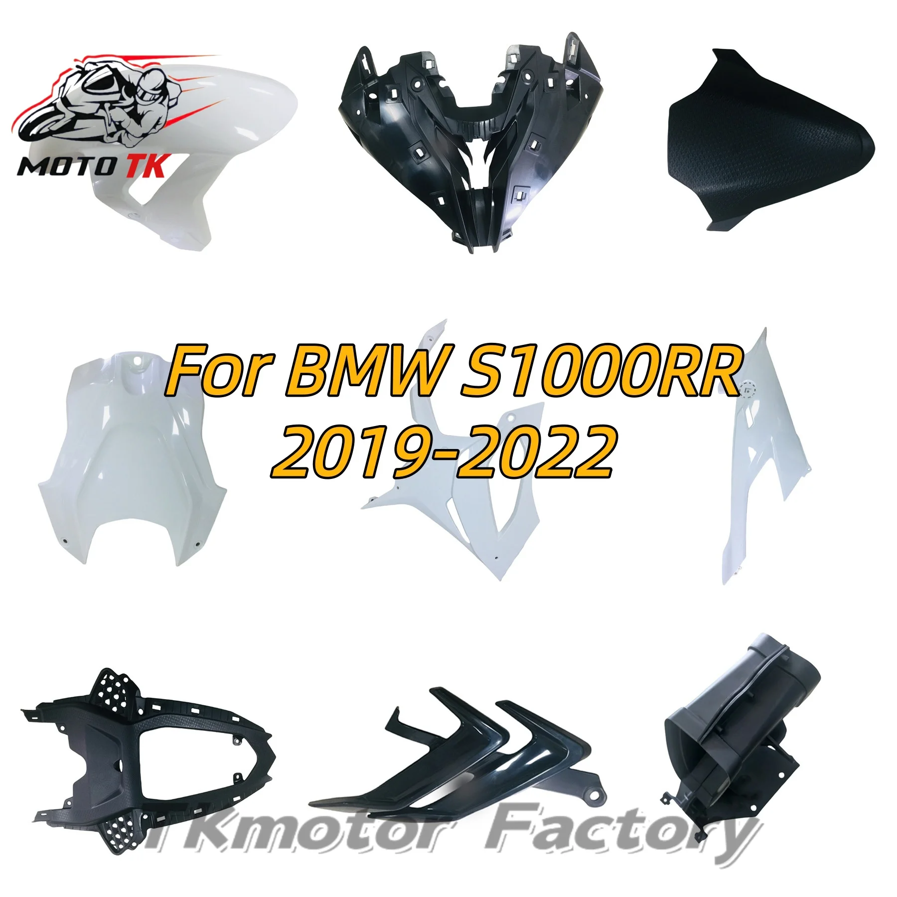 

Unpainted Fairing For BMW S1000RR 2019-2020-2021-2022 Pack left and right Plastic parts Bodywork Components
