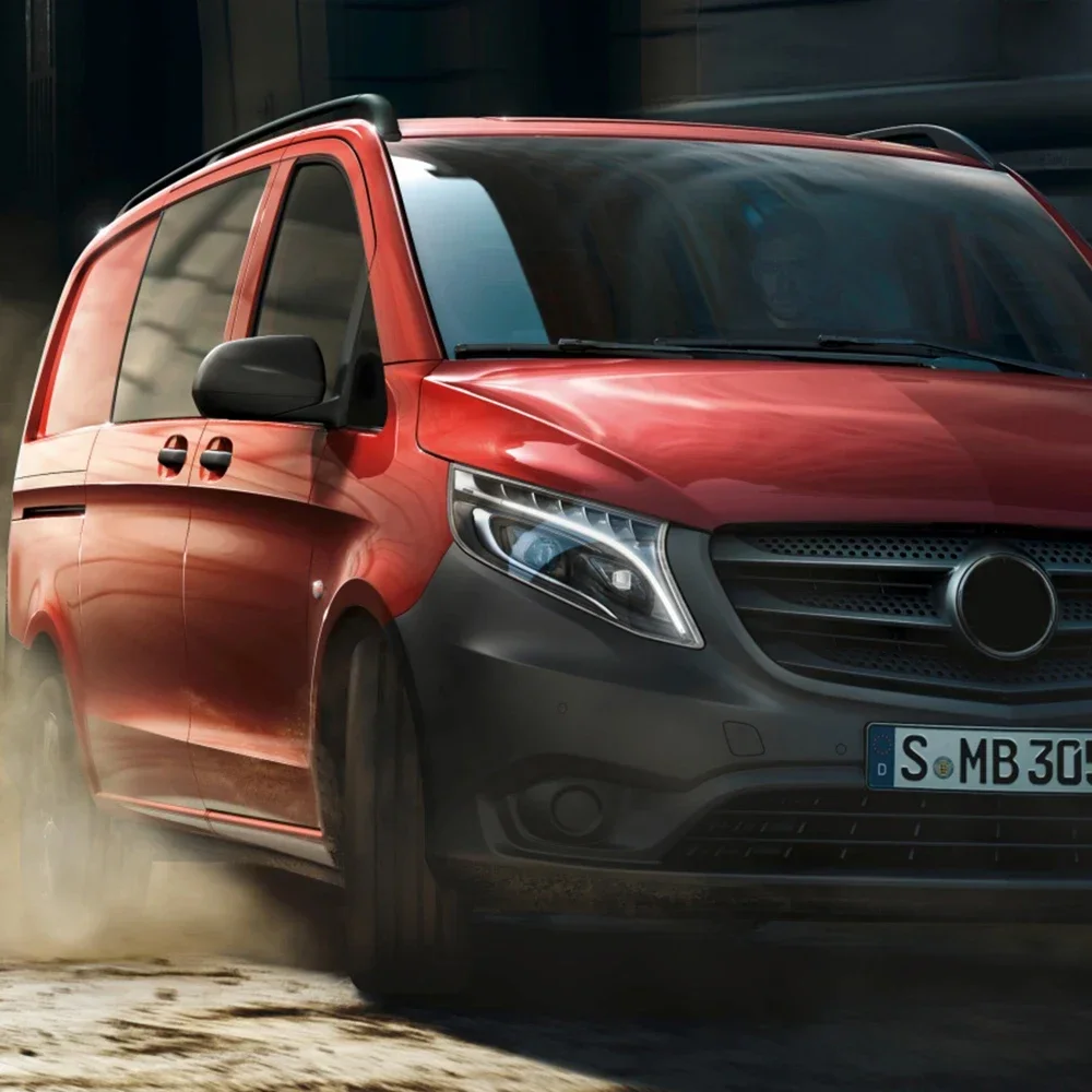 

Модернизированная модифицированная автомобильная фара в сборе для Vito W447 2016-2023, V-Class, объектив для автоматического светодиодного проектора, аксессуары для ламп Plug and Play