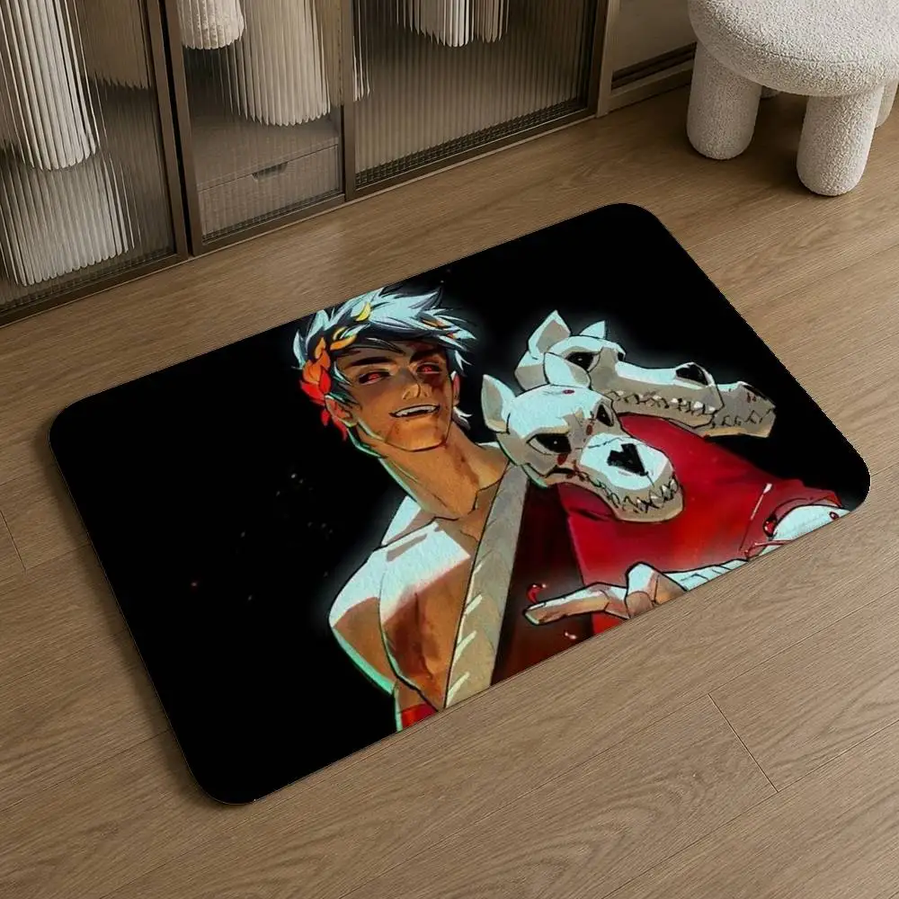 Hades Pattern Soft Washable Non-Slip Doormat for Indoor and Outdoor Home Decor