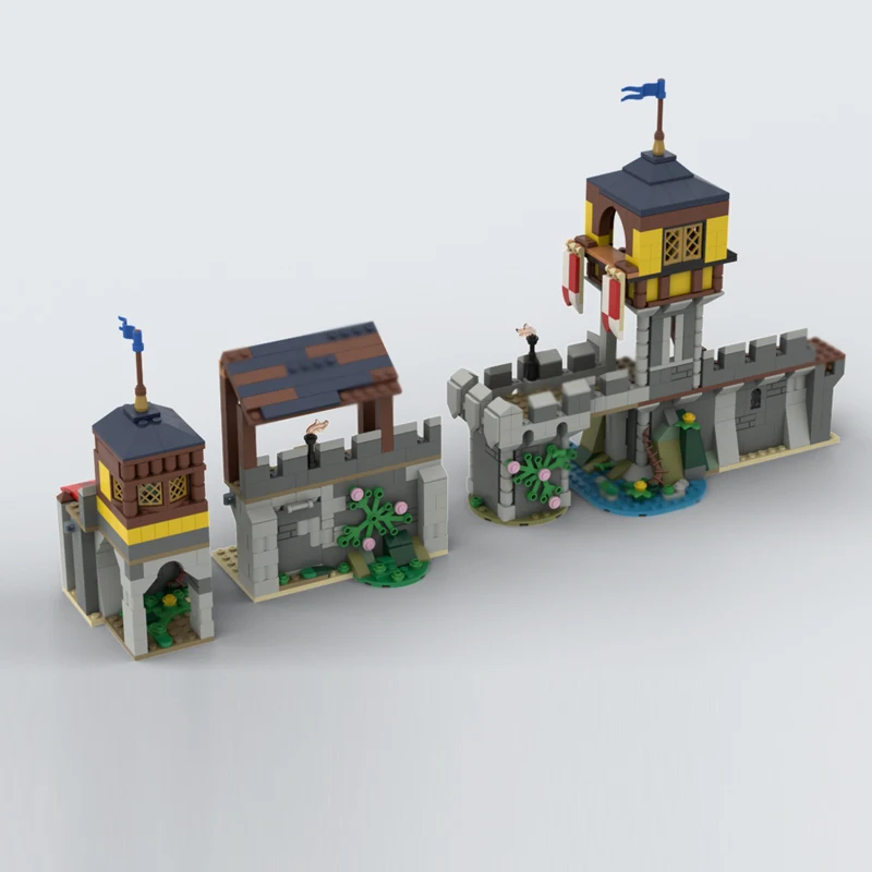 Medieval Castle Model MOC Building Bricks Expansion Pack For The Castle Modular Technology Children Holiday Gifts Assemble Toys