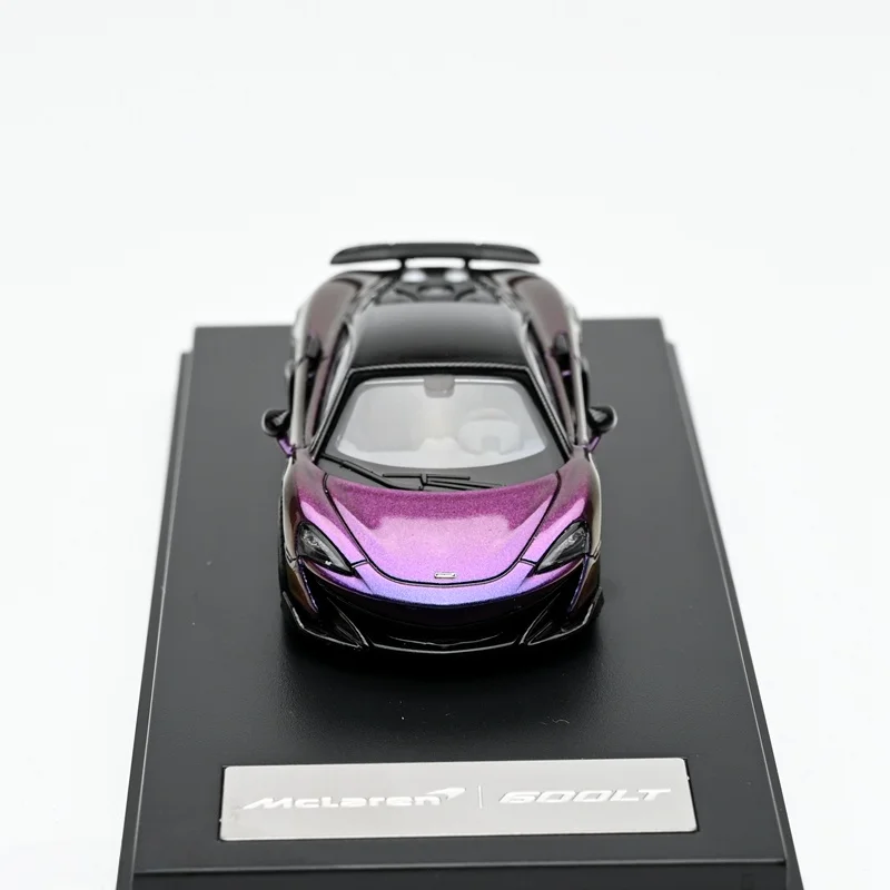 LCD دييكاست 1/64 مقياس ماكلارين سبيكة سيارة نموذج ماكلارين 600LT سبيكة سيارة نموذج لعب المركبات لعب للبنين الصندوق الأصلي