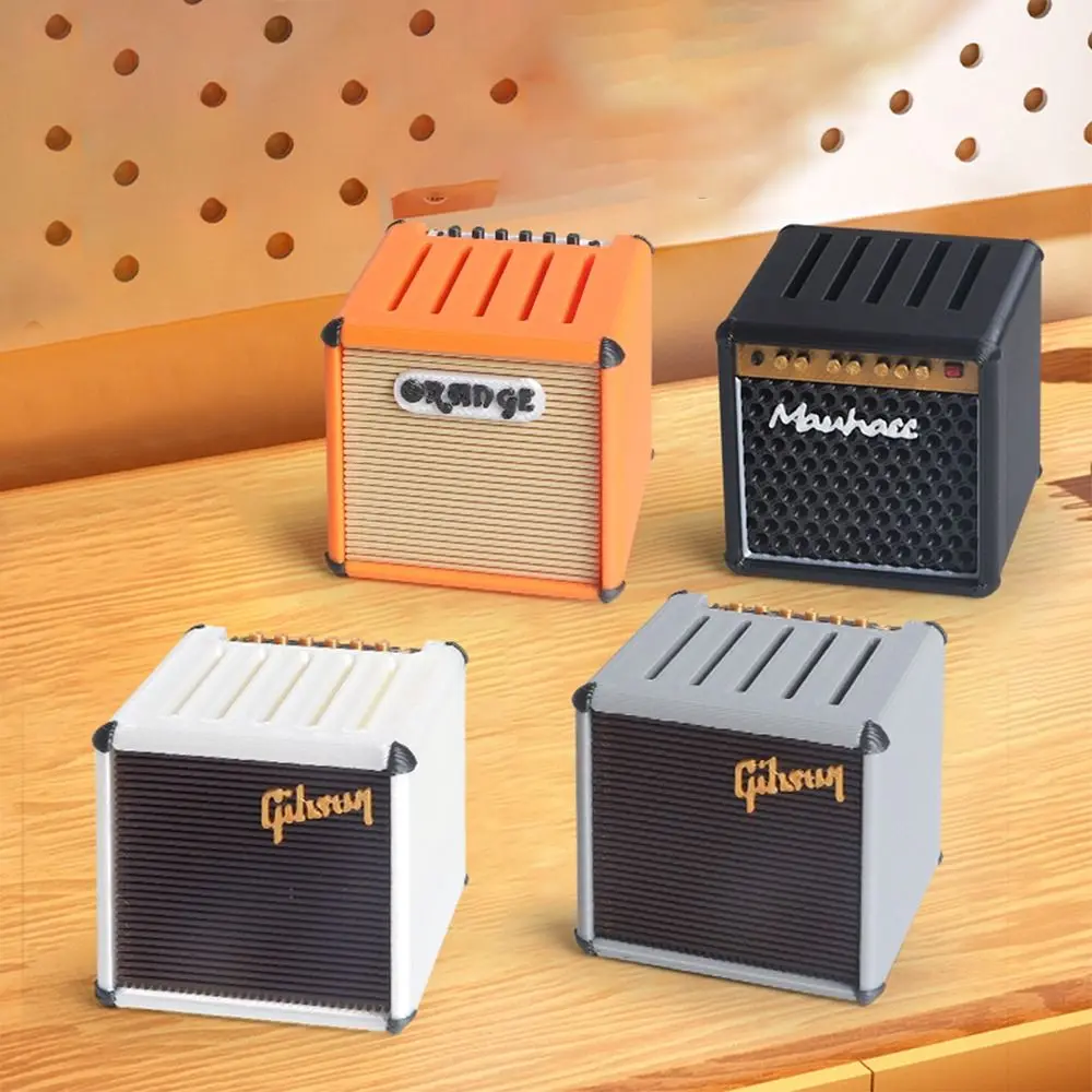 Portable Guitar Pick Holder 3D Printed Amp Speaker Guitar Pick Holder Box Organizer  for Picks Storage and Display