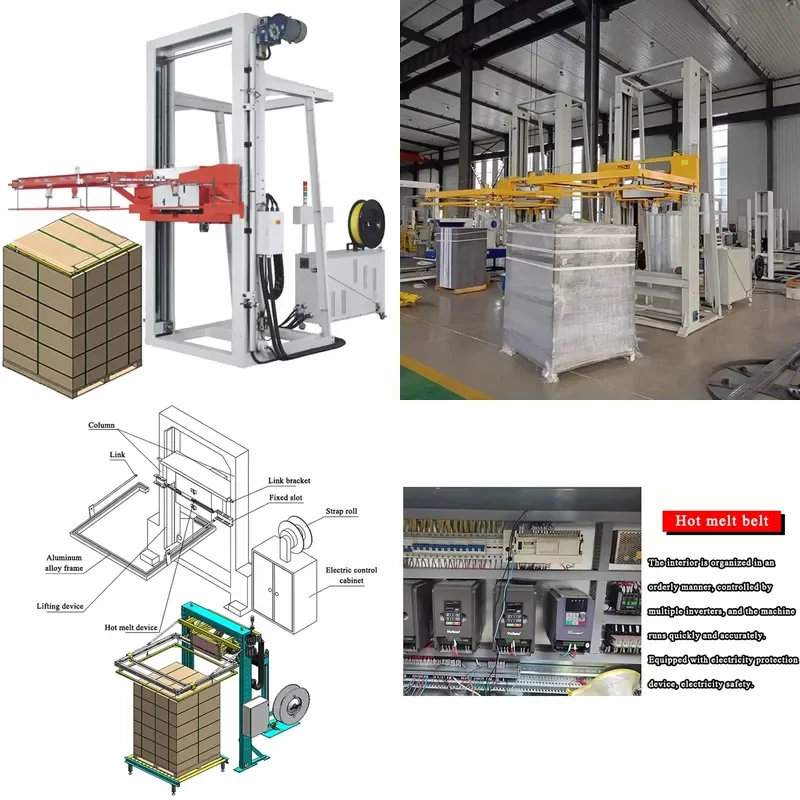 CE Certified Automatic Tray Strapping Machine Horizontal Strapping Machine for Efficient Packaging Solutions