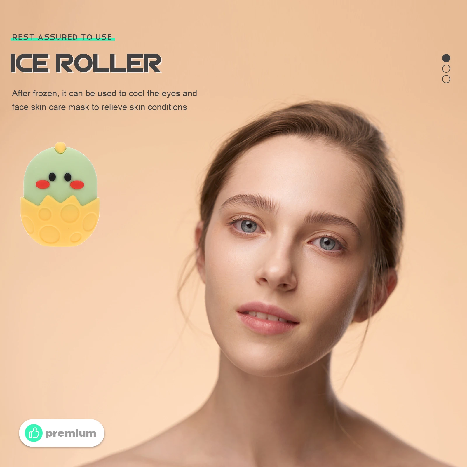 

Facial Silicone Massager Cooling Tool Small Size Face Skin Care Anti Acne Skincare Gadgets Facial Tools