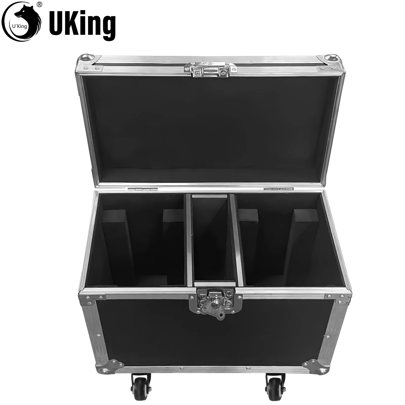 U'King Airline Case With Wheels Heavy-duty Gator Case Flightcase For 300W Moving Head DJ Light LED BEE'S EYE Stage Light