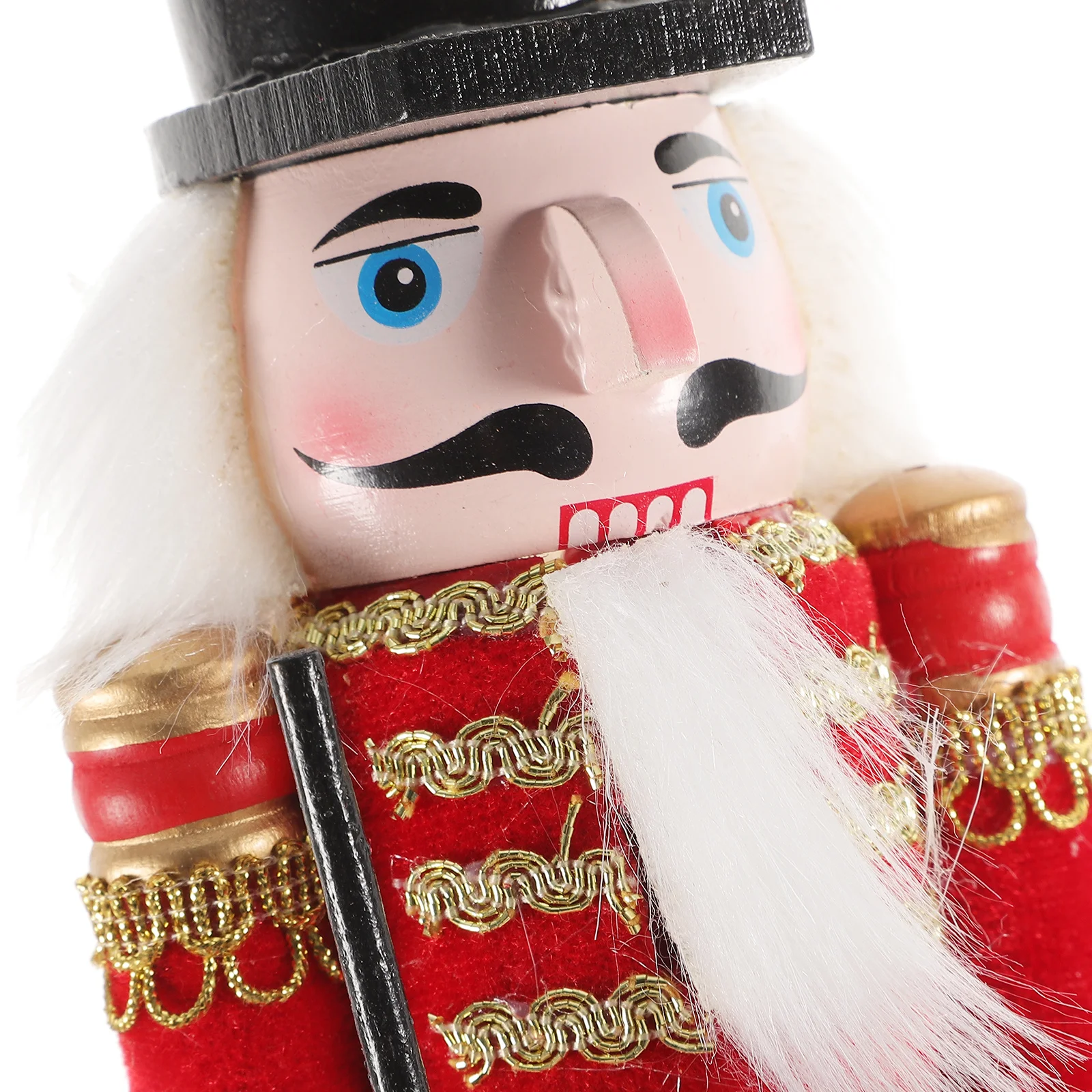 

Wooden Nutcracker Ornament Christmas Decoration Xmas Holiday Party Supplies Small Figure Home Office Bedroom Decor Gift