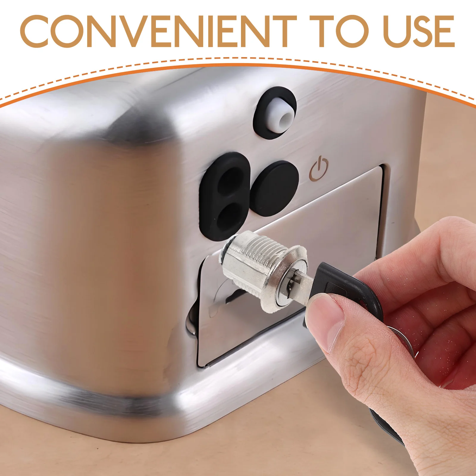 

1 set 1 Set Toilet Paper Lock Replacement Iron Plastic Security For Office Supermarket Commercial Bathroom Tissue Holder Tissue