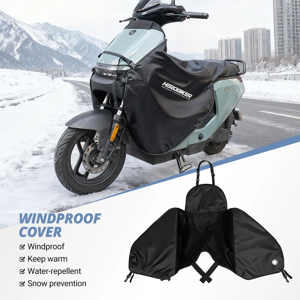 

HEROBIKER Scooter Leg Cover Motorcycle Blanket Off Road Cycling Scooter Windproof Winter Knight Knee Windproof Warm