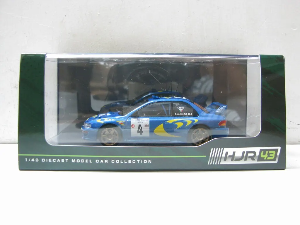 Diecast Hobby 1:43 Scale Impreza 1997 #4 Alloy Car Model