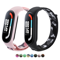 Bracelet for mi band 7 6 Strap Nylon Sport loop watch Belt pulsera correa Mi band 4 5 3 Wristband for xiaomi Mi band 6 Bracelet