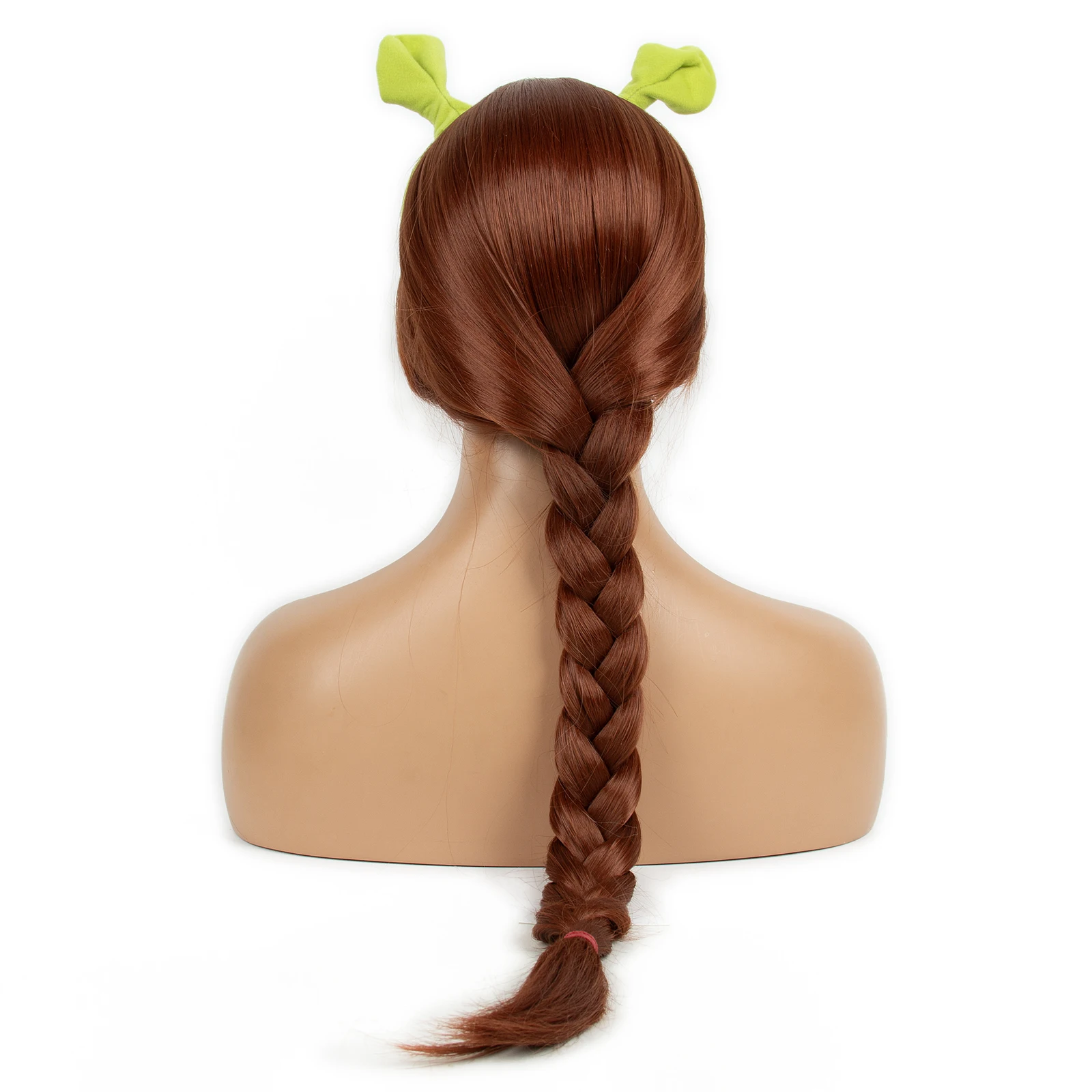 REEWES Sherk Monster Fiona Adult Cosplay Synthetic Wig Fancy Fairy Accessories Green Ear Halloween Masquerade Girls Adult
