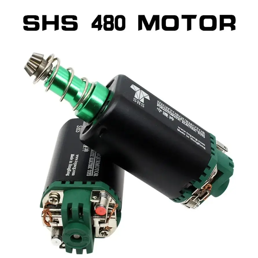 

New 38000rpm SHS AEG Motor High Torqub Motor 11.1V 38000 Twist Type Speed Motor long Axle Airsoft M16/M4/MP5/G3/P90 AEG Motor