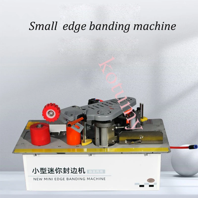 Portable Edge Banding Machine Straight/curve arc-shaped Edge Bander Woodworking PVC Cut itself Used With Saw Table