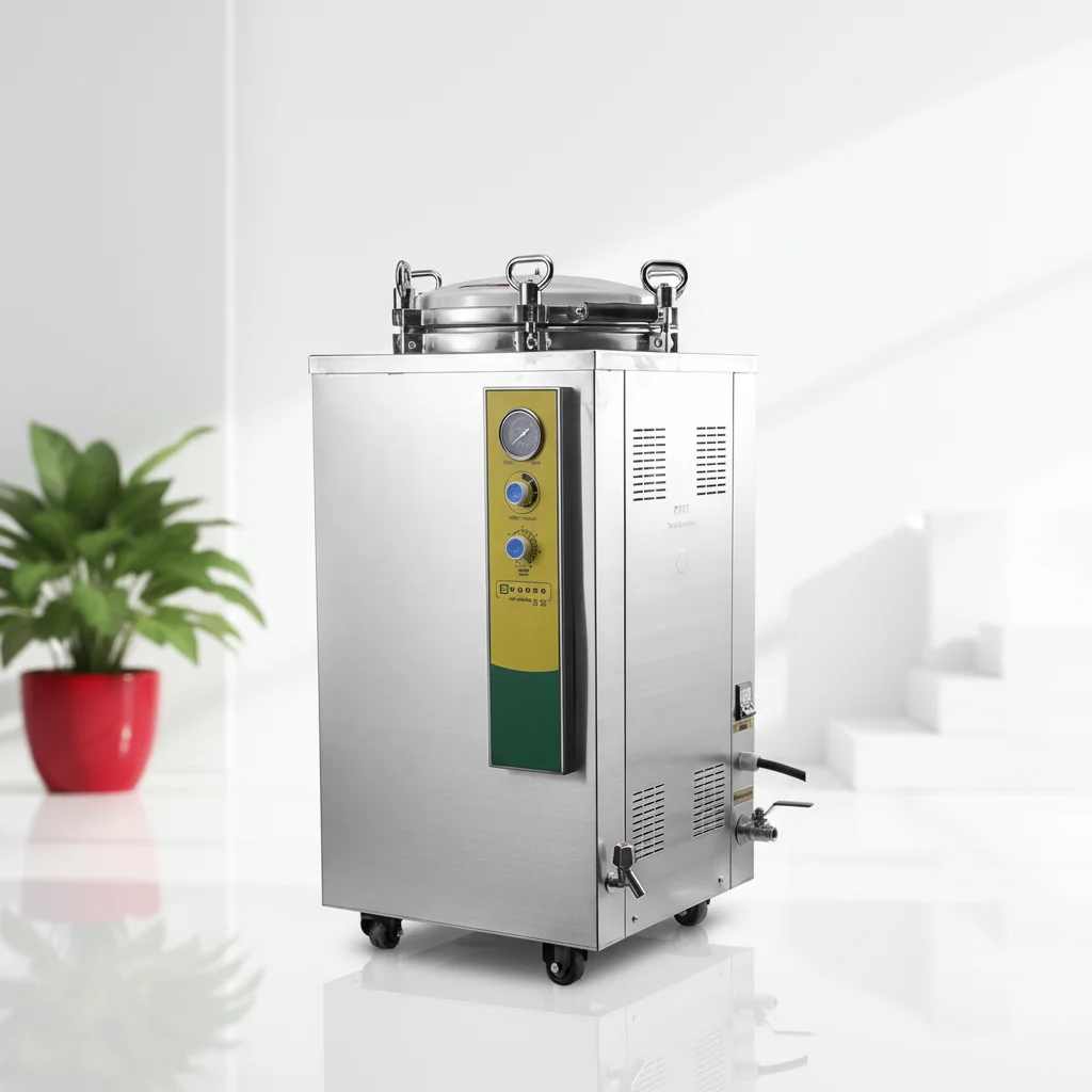 Autoclave de 120 Litros, Esterilizador Vertical a Vapor, Precio de Fábrica