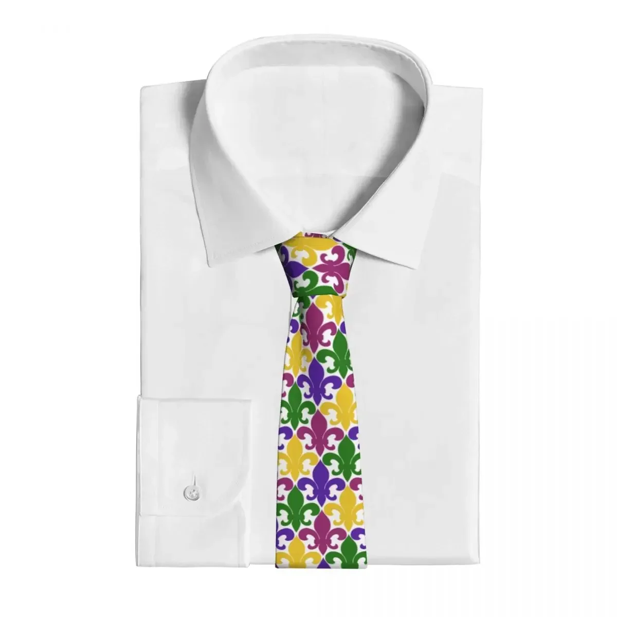 Fleur De Lis Mardi Gras Tie Necktie Tie Clothing Accessories