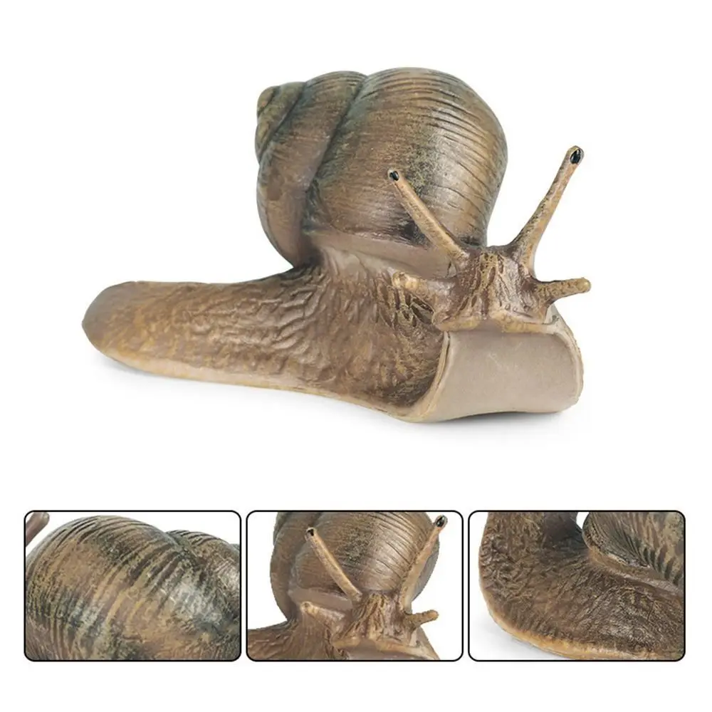 New Snail Figurine Toy Mini Animal Figures for Fairy Garden Micro Landscape Decor Snail Sculpture Gothic Decor Snail Statue