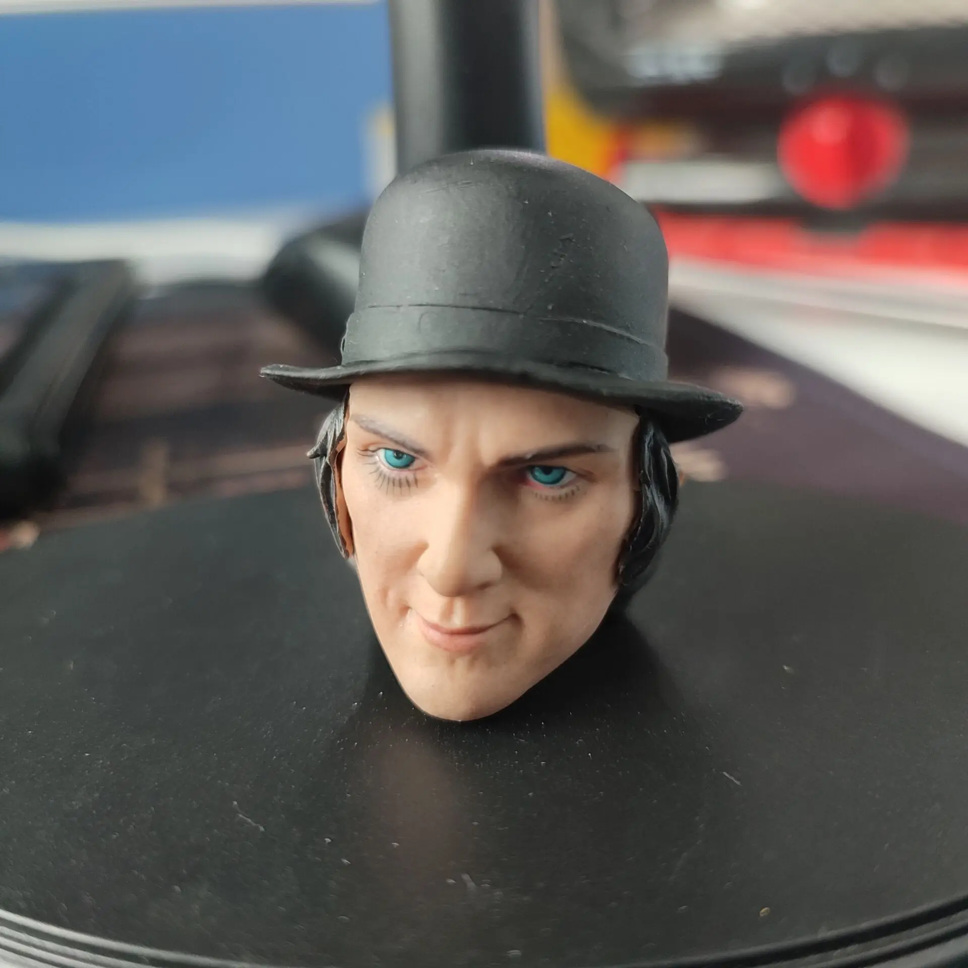 

In Store 1/6 Scale Male Head Sculpt Clock kubrick Man Head Sculpture Model For 12" Headsculpt Action Figure Body