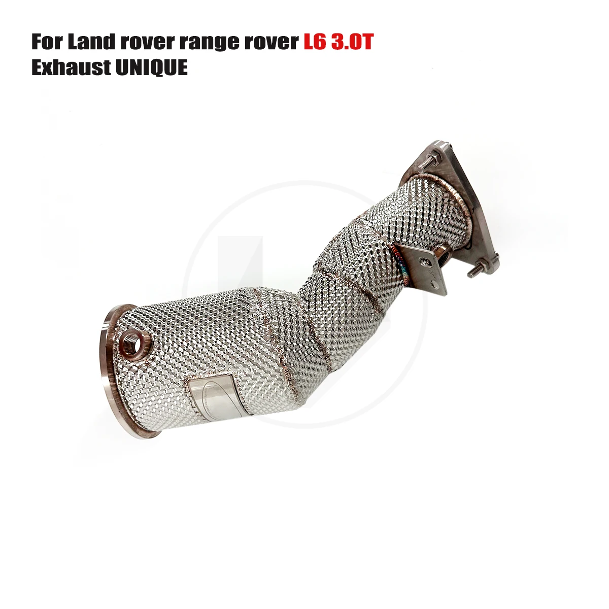 UNIQUE For Land Rover Range Rover L6 3.0T With insulator downpipe With cat/without cat exhaust pipe