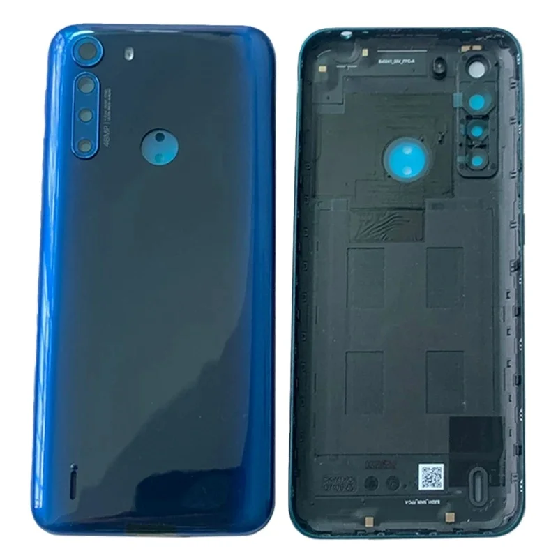 Battery Cover Rear Door Housing Back Case For Motorola Moto One Fusion XT2073-2 Battery Cover with Camera Lens Replacement Parts