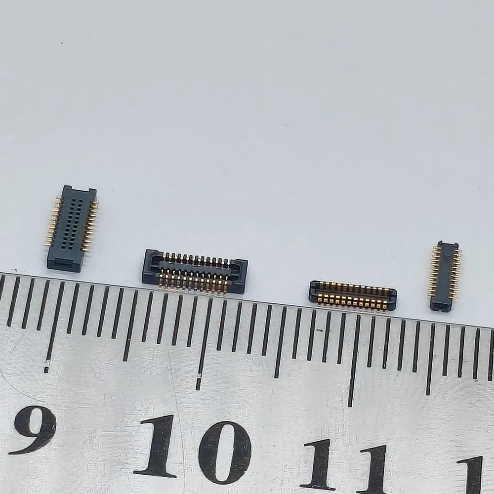 5 Stück 0,4 mm Rastermaß 24-Pin-Board-zu-Board-Stecker OK-03GM024-04 OK-03M024-04 OK-03F024-04 OK-03NF024-04 Original SMD-Sockel – Detail 5