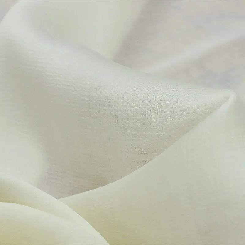 

Silk satin heavy-weight fabric double-sided twill dress coat suit clothing 33 microns