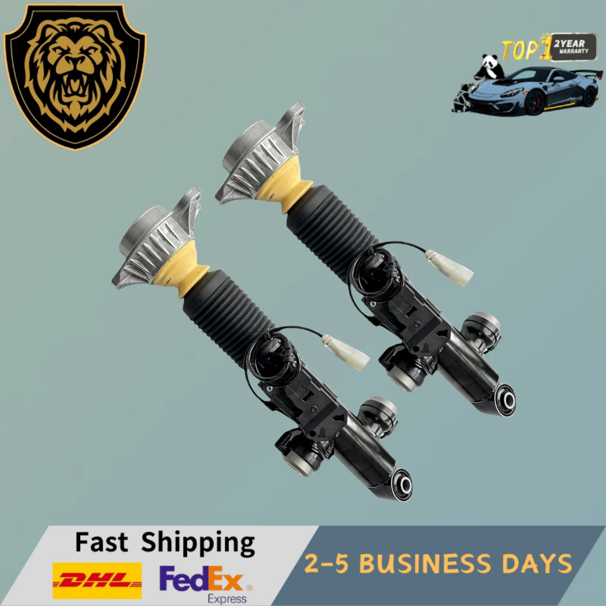 Pair Rear Shock Absorbers Struts w/VDC Fit for BMW F07 535i 550i GT xDrive 10-17 37126794154   37126796944, 37126851140 BMW 5