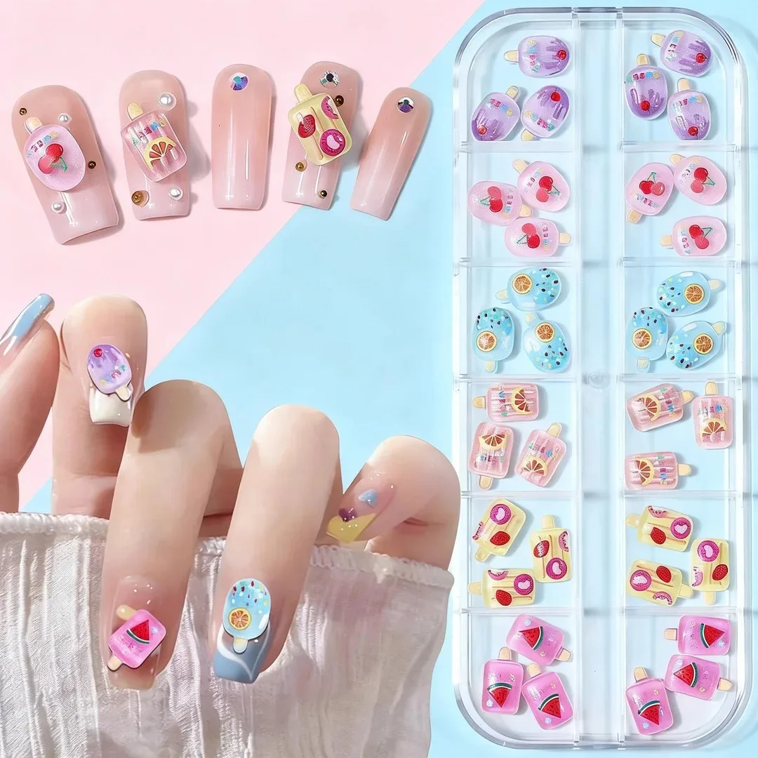 Decoration Versatile Adorns Nails Shoes Makeup Bags 12 Grid 