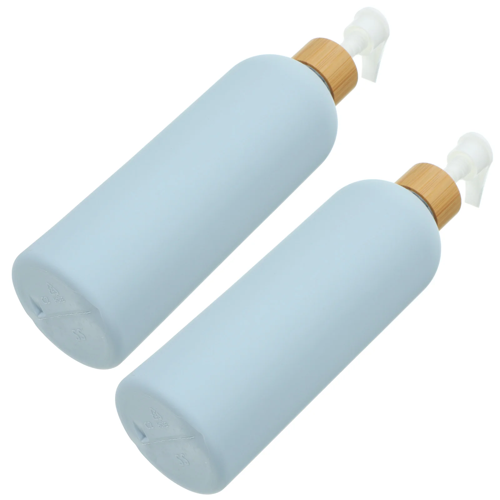 2 Pcs Sub-bottle Shower Gel Shampoo Lotion Pressure Pump Empty 2pcs Dispenser Water Dish Soap for Kitchen Sink Plastic Bathroom