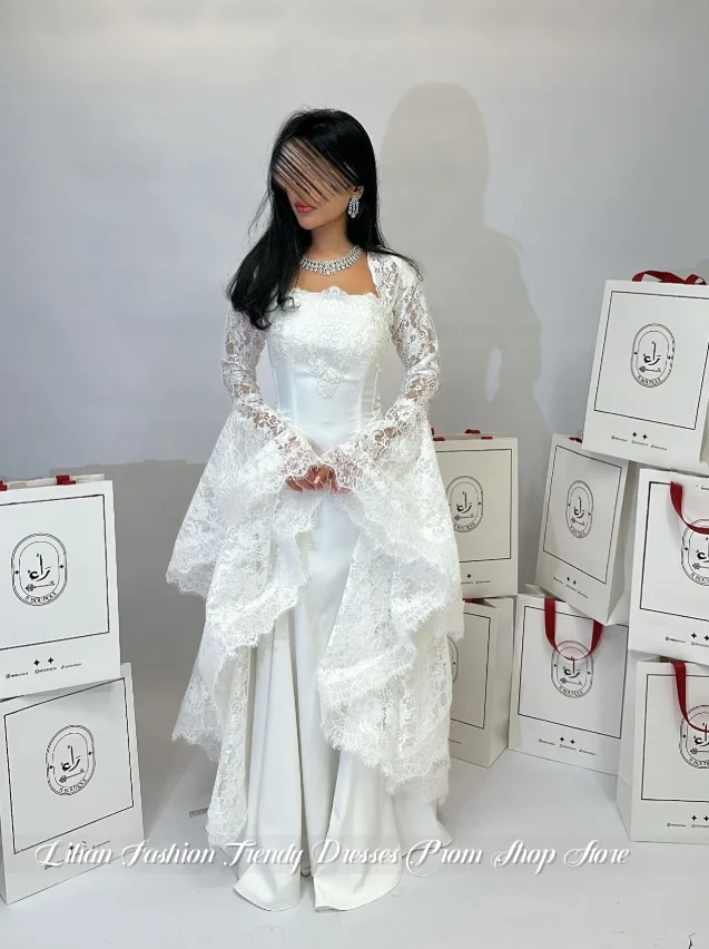 Pearl White Wedding Gown