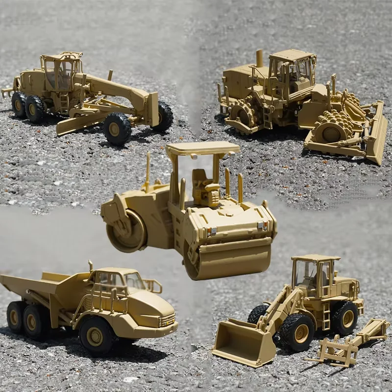 Diecast 1:50 730/CB-534D/924H  Loader grader road roller bulldozer minecart Alloy engineering vehicle models