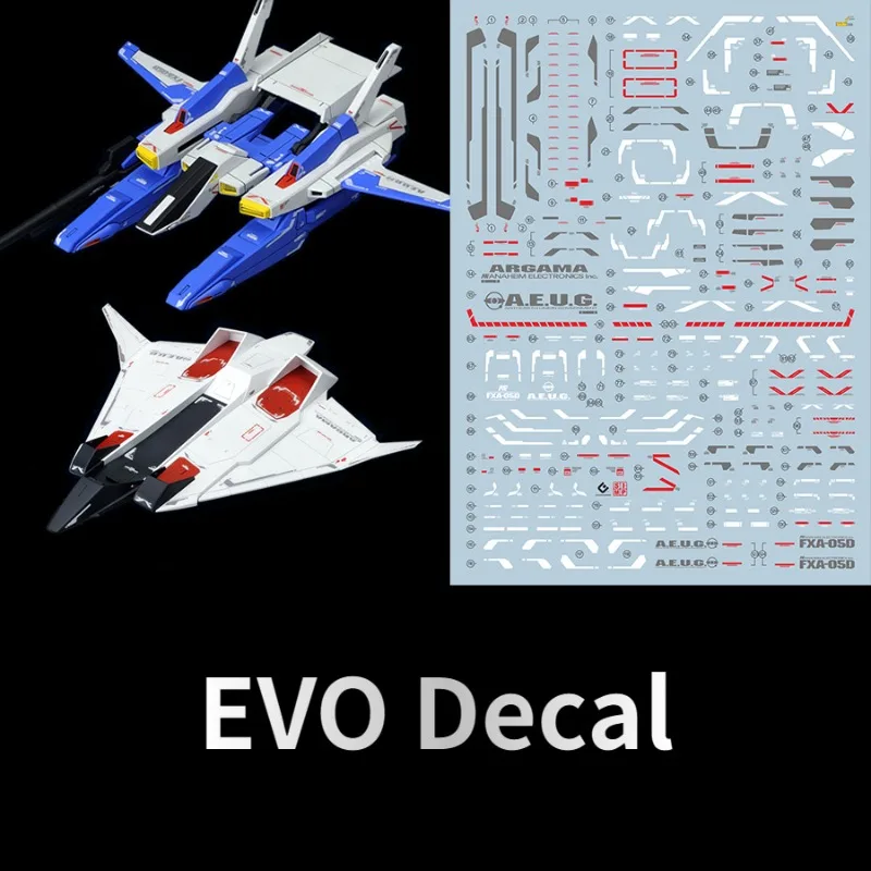 EVO HG035 Fluorescent Water Decals For HG RG 1/144 FXA-05D G-Defenser Flying Armor Model Hobby DIY Transfer Stickers
