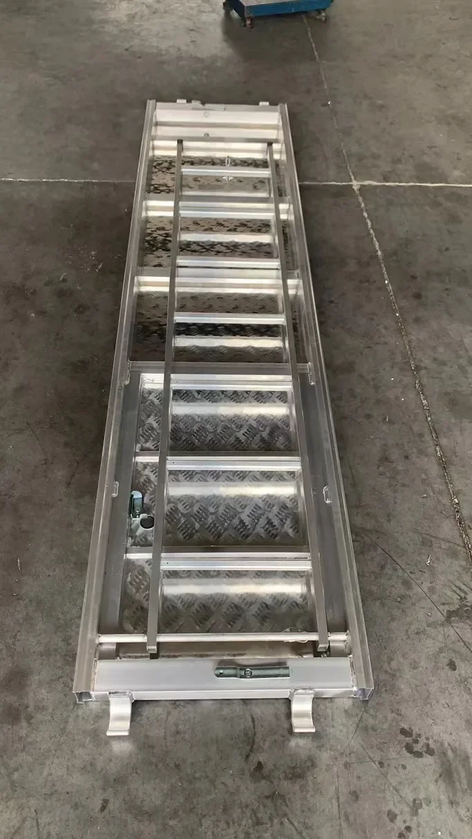 2572x610mm Aluminum platform scaffolding plank trap door with ladder  for construction