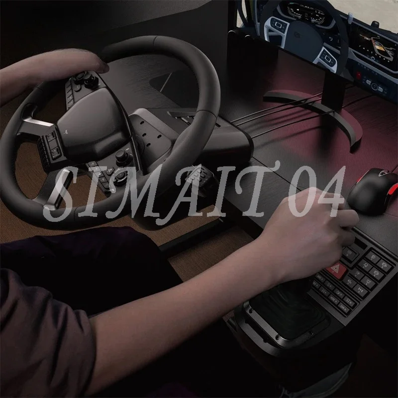 Truck Simulator Steering Wheel Controller Kit for PC Truck Game emulator