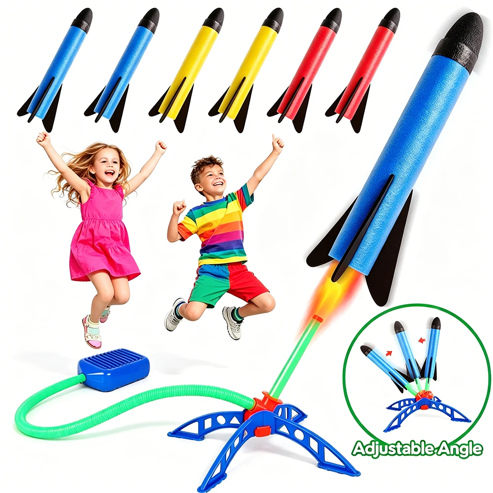 Kid Air Rocket Foot Pump Launc - Kids Outdoor Fort Building Kit review and price