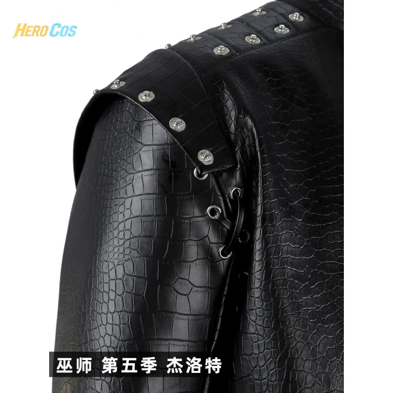 Witcher 5Geralt van Rivia Cosplay Kostuum Volledige Set Uniform Jas Props Accessoires Vrouwen Halloween Carnaval Party HERO Cos