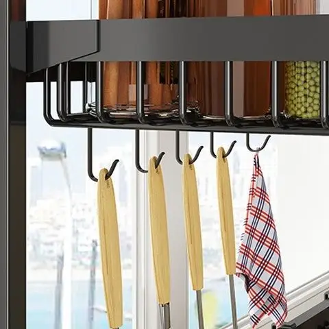 5PCS 304 stainless steel multi-function s hook kitchen balcony thickening shelf rack rack hook drop