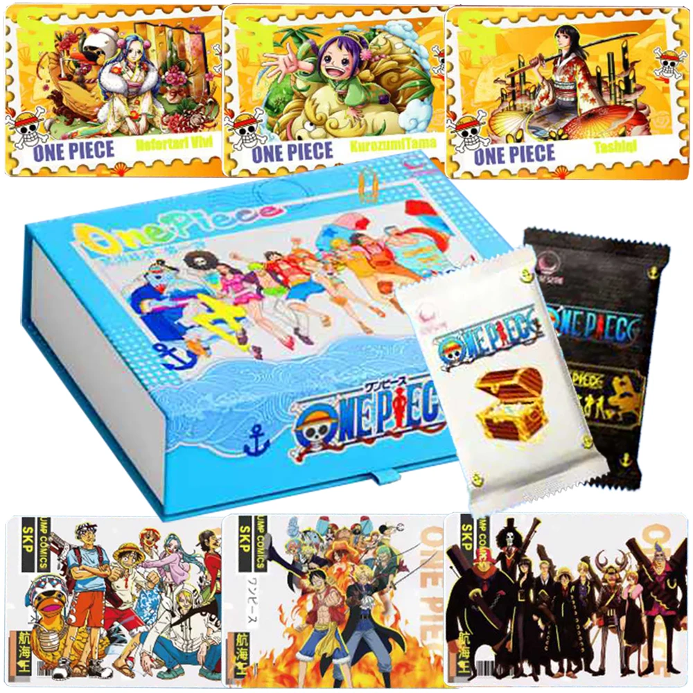 

One Piece Fantasy Hot Blooded Youth Anime Limited Characters Cards Funny Cute Q Edition Series Cartoon Cards Family Table Toys