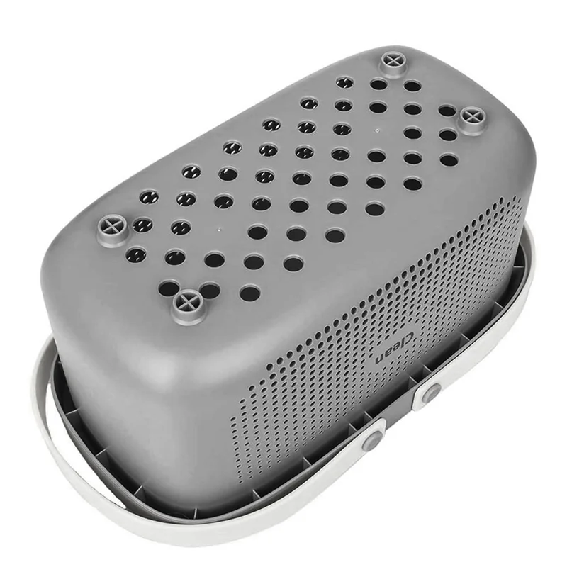 

ABKJ-Plastic Storage Basket With Handle Portable Shower Tote Organizer Basket Bin For Bathroom Kitchen Dorm Room Bedroom B Durab