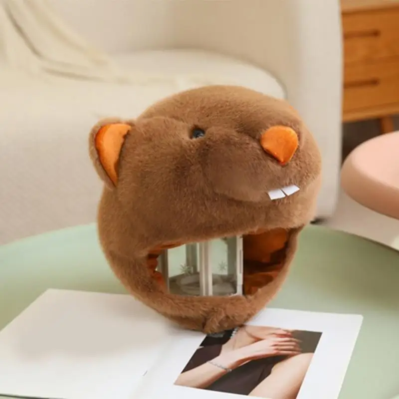

39BB Adjustable Groundhog Ear Hat Photography Prop Lightweight Design For Children Role Play Party Theme Activities