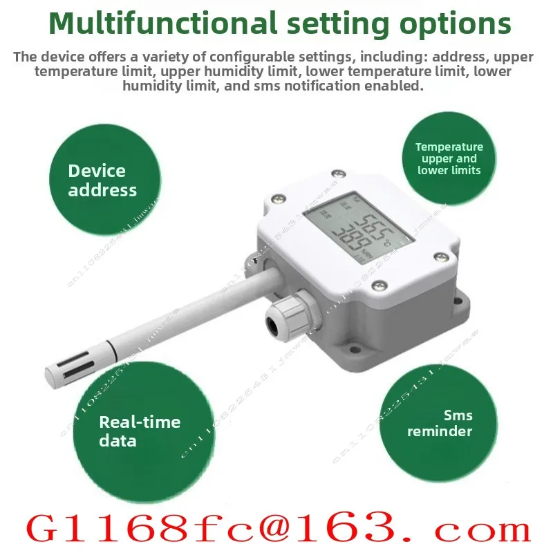 Wall-mounted Temperature and Humidity Transmitter Environmental Monitoring Sensor