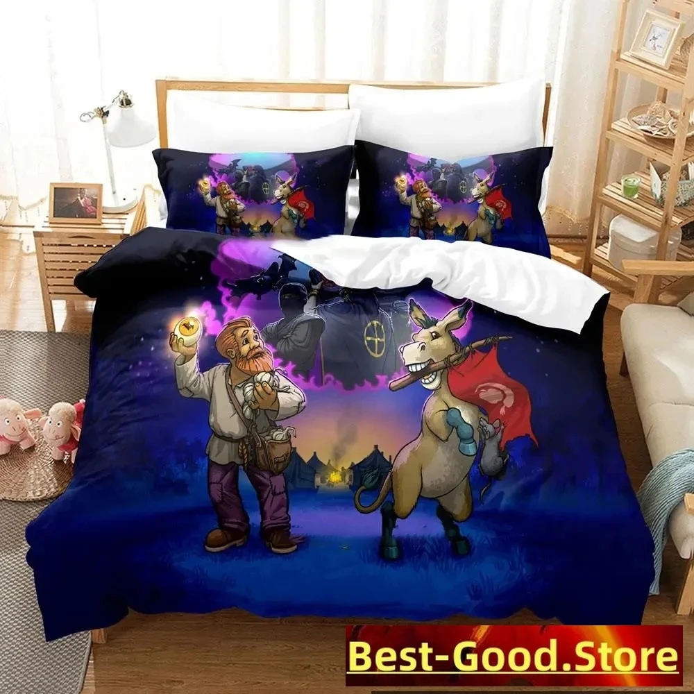 

Game Graveyard Keeper Bedding Set Boys Girls Twin Queen King Size Duvet Cover Pillowcase Bed boys Adult Home Textileextile