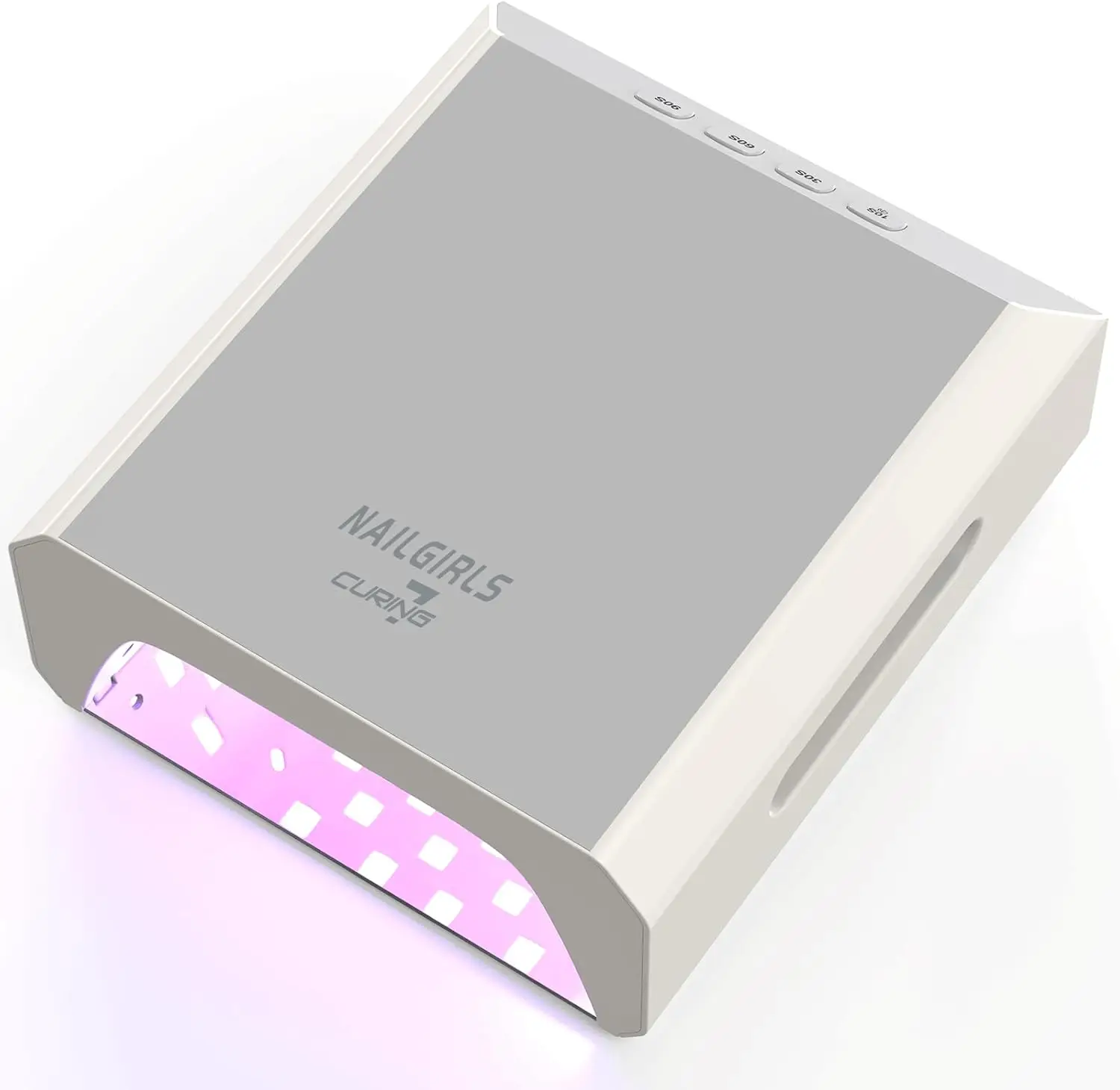 

Cordless UV LED Nail Lamp, 60W Rechargeable Nail Dryer for Gel, 4 Timers, Auto Sensor, 80 Beads Fast Curing